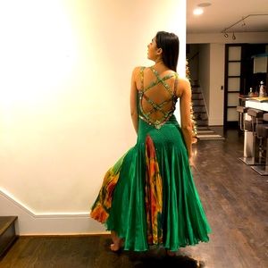 One of a kind competition ballgown.